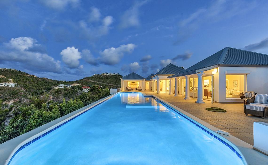 pool by night 